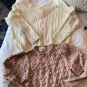 Two sweaters!